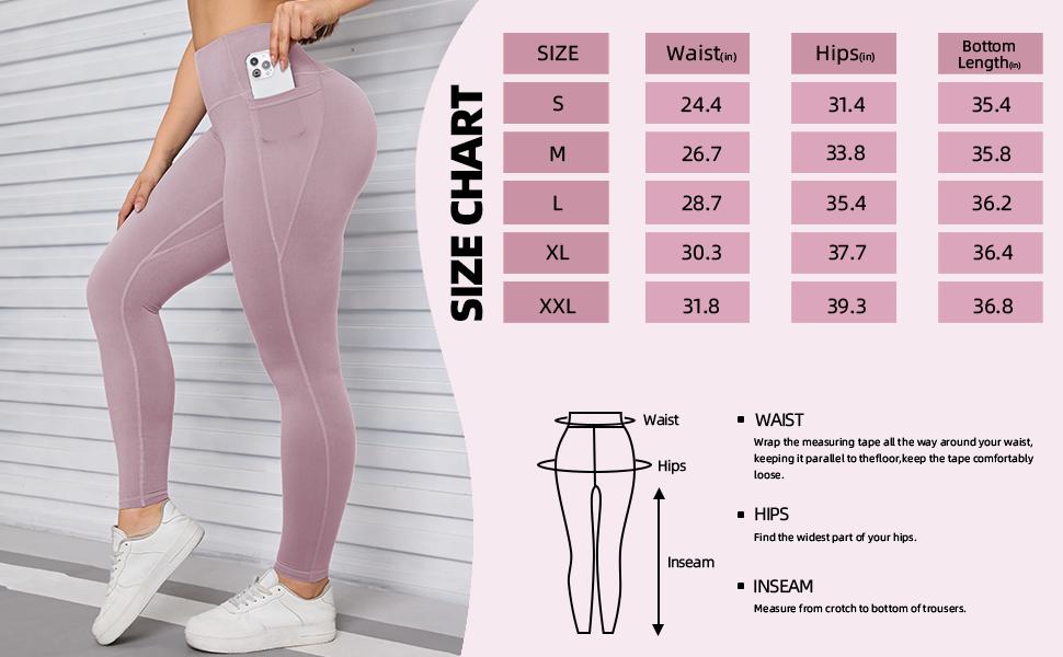 CHRLEISURE 5PCS High Waisted Leggings with Pockets for Women Sports Butter Soft Pants for Running Cycling Yoga Workout Leggings yoga leggings