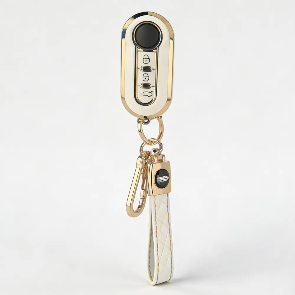 Key Fob Shell Case Cover for RAM ProMaster 1500 2500 3500 City 2015-2019 Fiat Ducato 500 3 Buttons Keyless Entry Remote