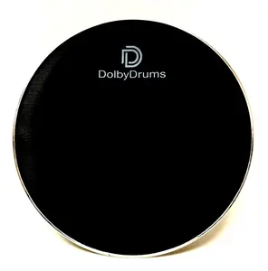 Dolby Drums 18” 3-Ply MESH Low Volume Bass Kick Drumhead Black