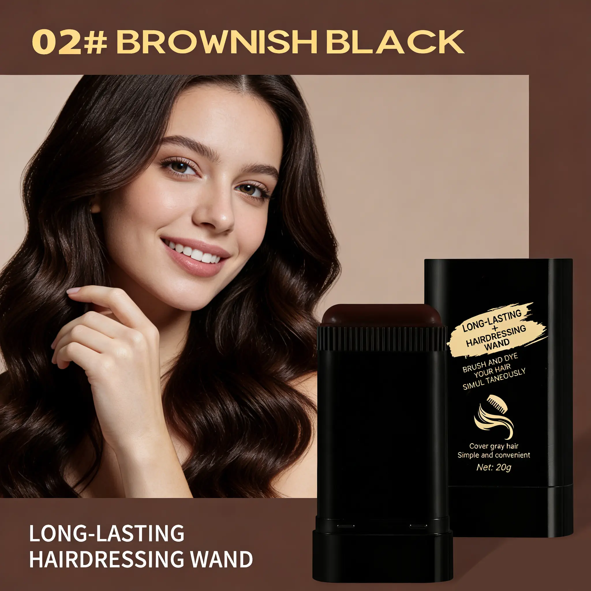 BROWNISH BLACK