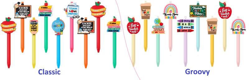 Teacher Pens 9/18pcs Funny Teacher Pens Office Gifts Ballpoint Pen Cute Writing Pen School Appreciation Gifts for Teacher Student Office Workers Volunteer Home Tutor, School Classroom Supplies, Easter Basket Essentials for Teacher