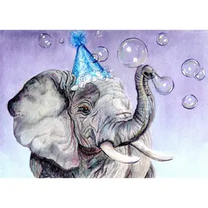 Carolyn McManus - Party Elephant Print