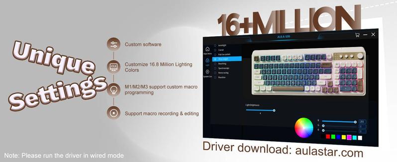 [Restock]AULA S99 Key Keyboard, Tri-Mode Bluetooth/2.4GHz/USB-C Cute Creamy Gaming Keyboard with Number Pad RGB Backlit, Media Knob Custom for MAC Xbox PC Gamer Valentine's Day gift S99 Keyboard Fixed Keycaps & Switches (Non-Replaceable)