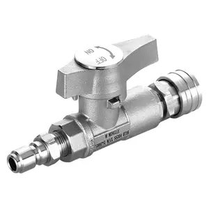 M MINGLE Ball Valve Pressure Washer, 3/8" Quick Connect Ball Valve for Power Washer Hose, 5000 PSI,summervibes