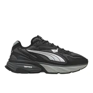 PUMA Mens Fade Nitro Lace Up Sneakers Shoes Casual - Black