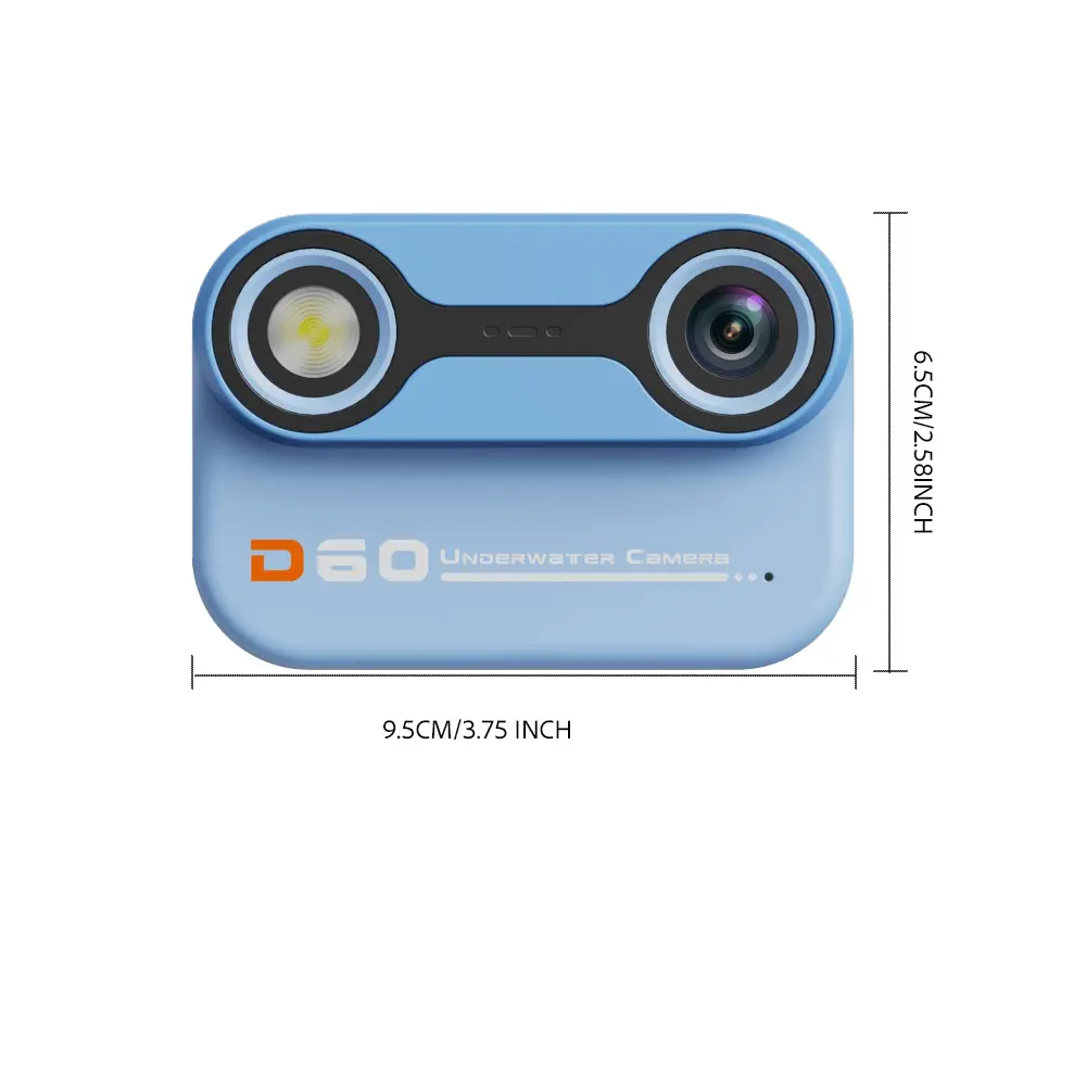 Kids Waterproof Camera for Ages 3-12, IP68 Underwater Digital Camera with 1080P Video, Durable Pool Swimming Camera Toy Gift