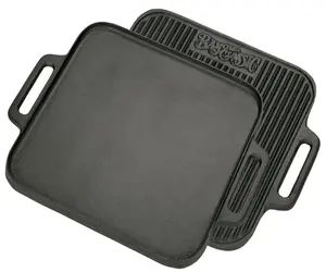 Bayou Classic 14-in Cast iron Griddle Lowes.com