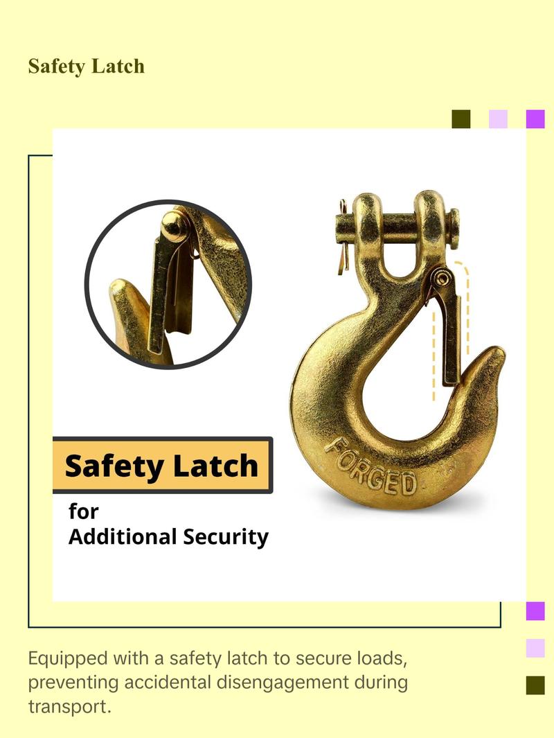 Clevis Slip Hook for G70 Transport Chains, 5/16"