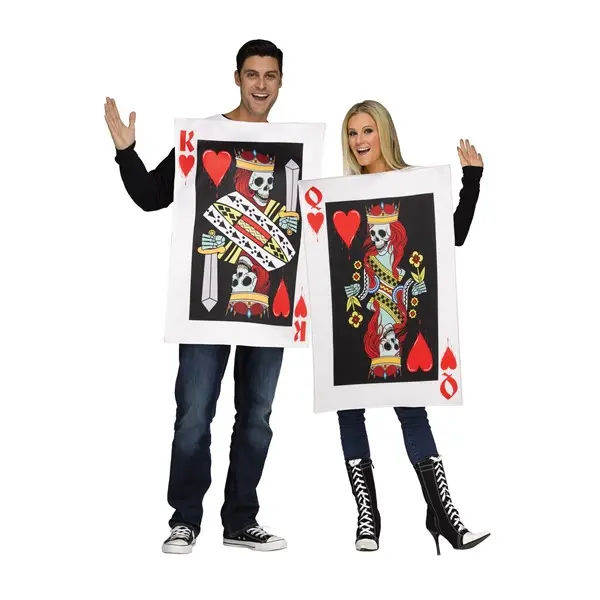 King & Queen of Hearts Costume for Adults