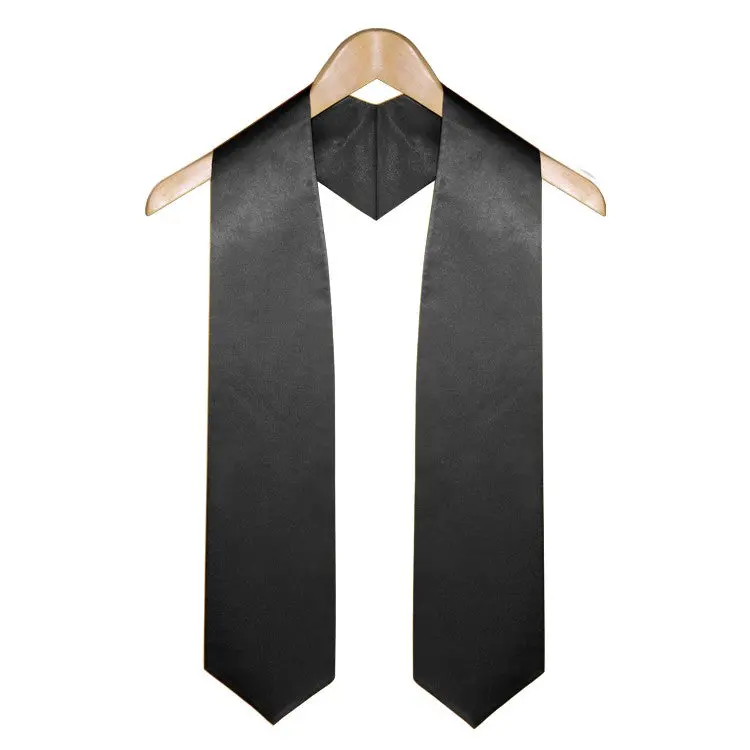 Black Graduation Stole