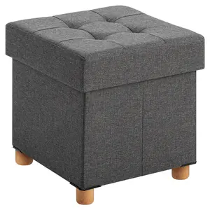Padded Seat,Storage shoe stool features a spacious interior for handy storage and a sturdy build for durable daily use, ideal for entryways and living spaces