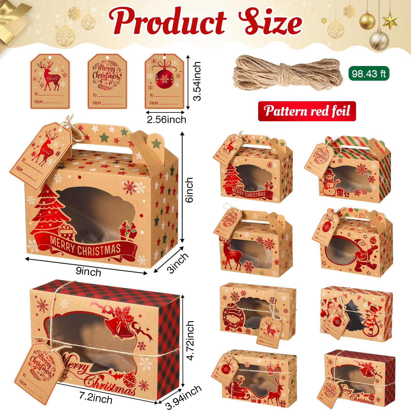 36 Pcs Wedding Gift Box Candy Boxes Treat Boxes kraft Paper Gift Box with Monster Bear Pattern Appreciation Gift for Friends Teacher Students Office Employee Coworker,Mother's Day Galentines Birthday School Classroom Party Gift,Valentine Gift Exchange