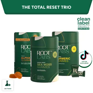 The Total Rest Trio | Alpha + Sea Moss + Turmeric Gummies | New Year New Me Edition | Energy, Recovery & Daily Balance | Start 2026 Strong | Vegan Wellness Bundle