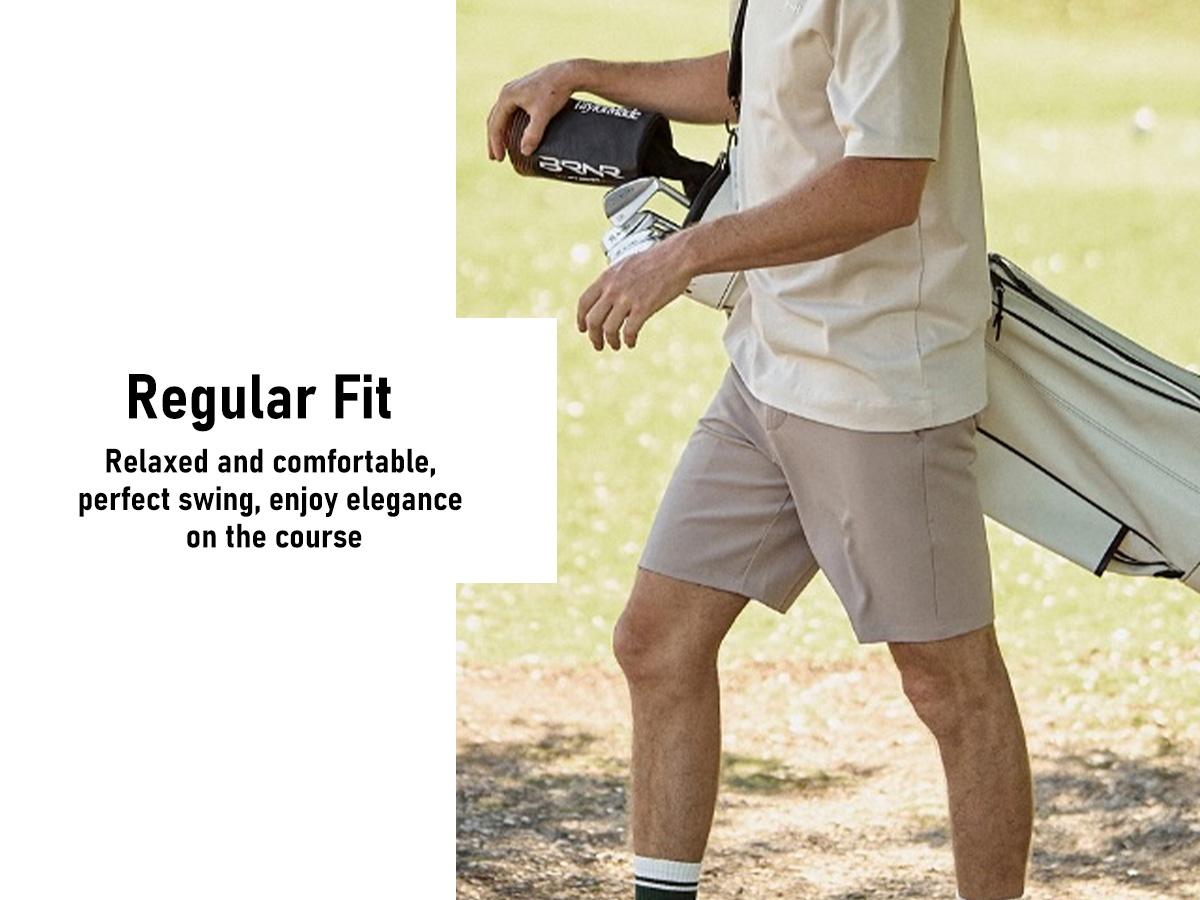 MAELREG Golf Shorts Men 7 inch 9 inch Lightweight Dry fit Stretch Flat Front Casual Sport Heather Hybrid Flex Mens Shorts