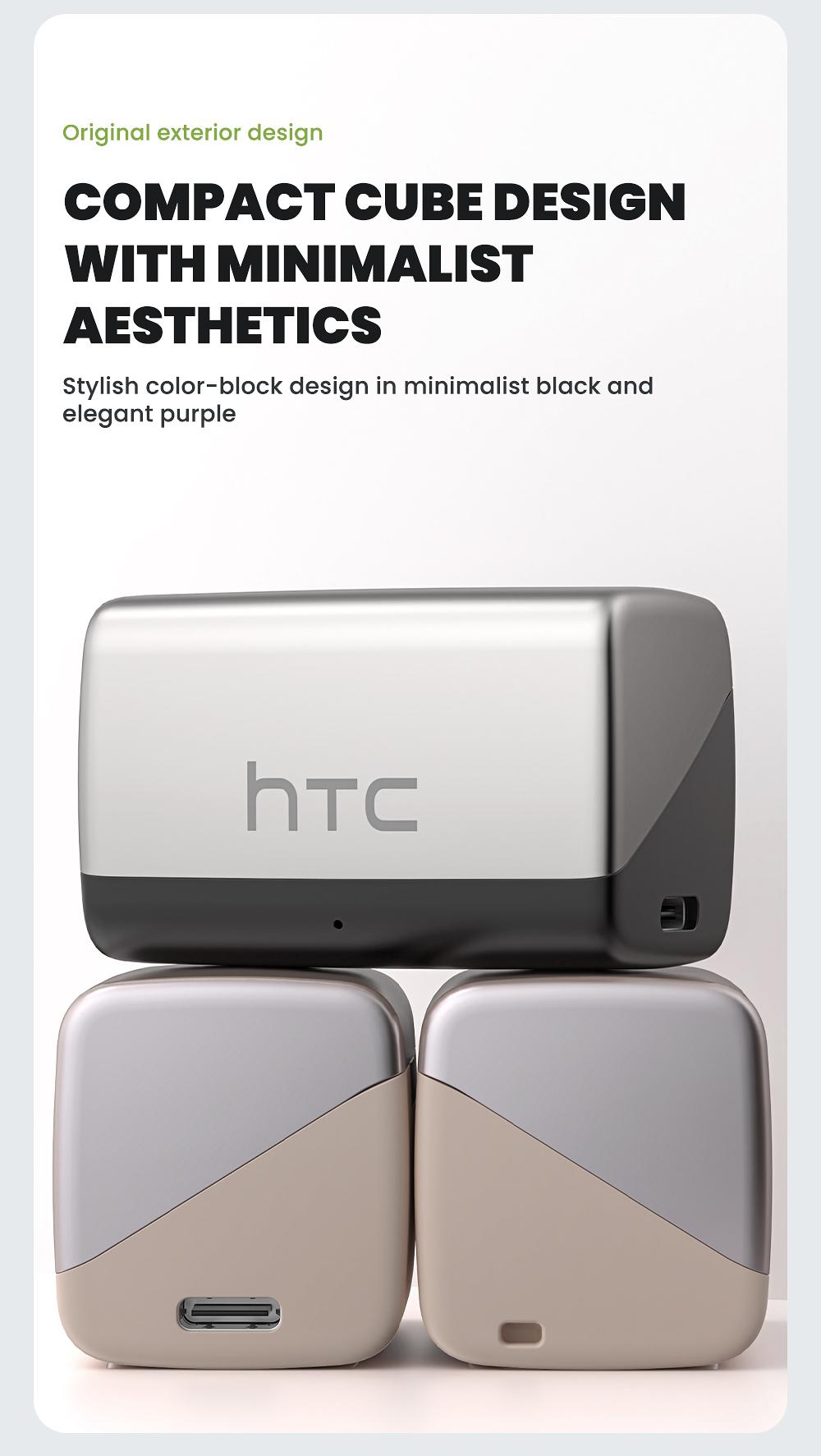 HTC NE67 AI Headset Translates 134 Languages with App Download Wireless Earphone 30-Hour Battery IPX Waterproof Hi-Fidelity Sound for Movies Music Sports Office