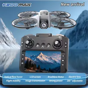 K200 MAX Drone 4K/8K - LCD Screen Remote with Brushless Motor 🚁📺