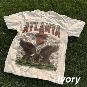 Atlanta Football Shirt, Vintage Falcons Tee, Retro 90s Game Day Tee, Good Graphic Tee, Unisex Cotton T-Shirt, Sport Trendy Gift T-Shirt, Top Menswear Streetwear Womenswear