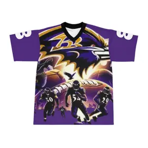 Ravens Football Jersey — Personalized "Jackson" "Defend What's Ours" All-Over Print