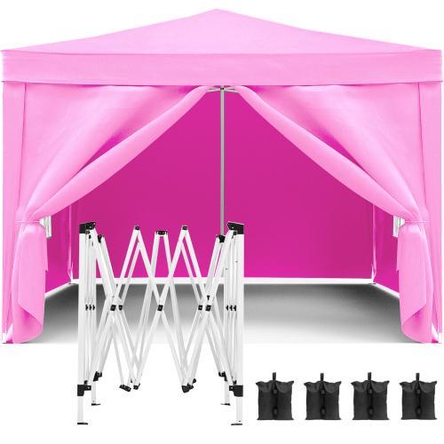 Outdoor Party Tent 10'x30' with 8 Removable Sidewalls Waterproof Canopy Patio Wedding Gazebo White Big Spacious Durable PE Cloth Upgraded Pipe Connection for Better Stability