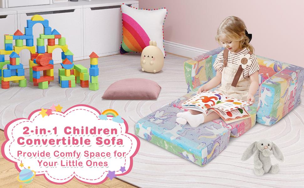 Costzon Modular Play Couch, Glow in the Dark, Comfy Foam and Floor Cushion, Convertible Children Fold Out Play Foam for Playroom Father's Day Gift Costzon Modular Play Couch, Glow in the Dark, Comfy Foam and Floor Cushion, Convertible Children Fold Out Play Foam for Playroom Father's Day Gift