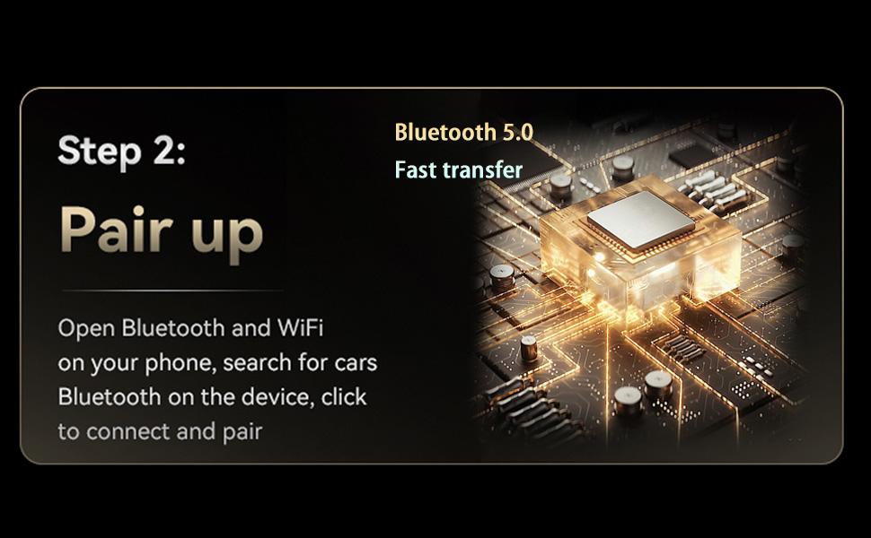 New 2026 CarPlay wireless CarPlay adapter for iPhone/Android, Orange, fast connection, no delay, hands-free calls, wireless adapter, electronic charger, CarPlay adapter