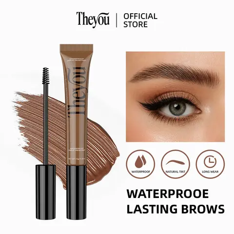 【The You】Clean Eyebrow Tint Gel Cosmetic - Instant Tint, Strong Hold Brow Mascara for Natural Defined Brows, Beginner-Friendly Eye Makeup Products Formula, All Skin Types, Contains Neither Harmful Additives