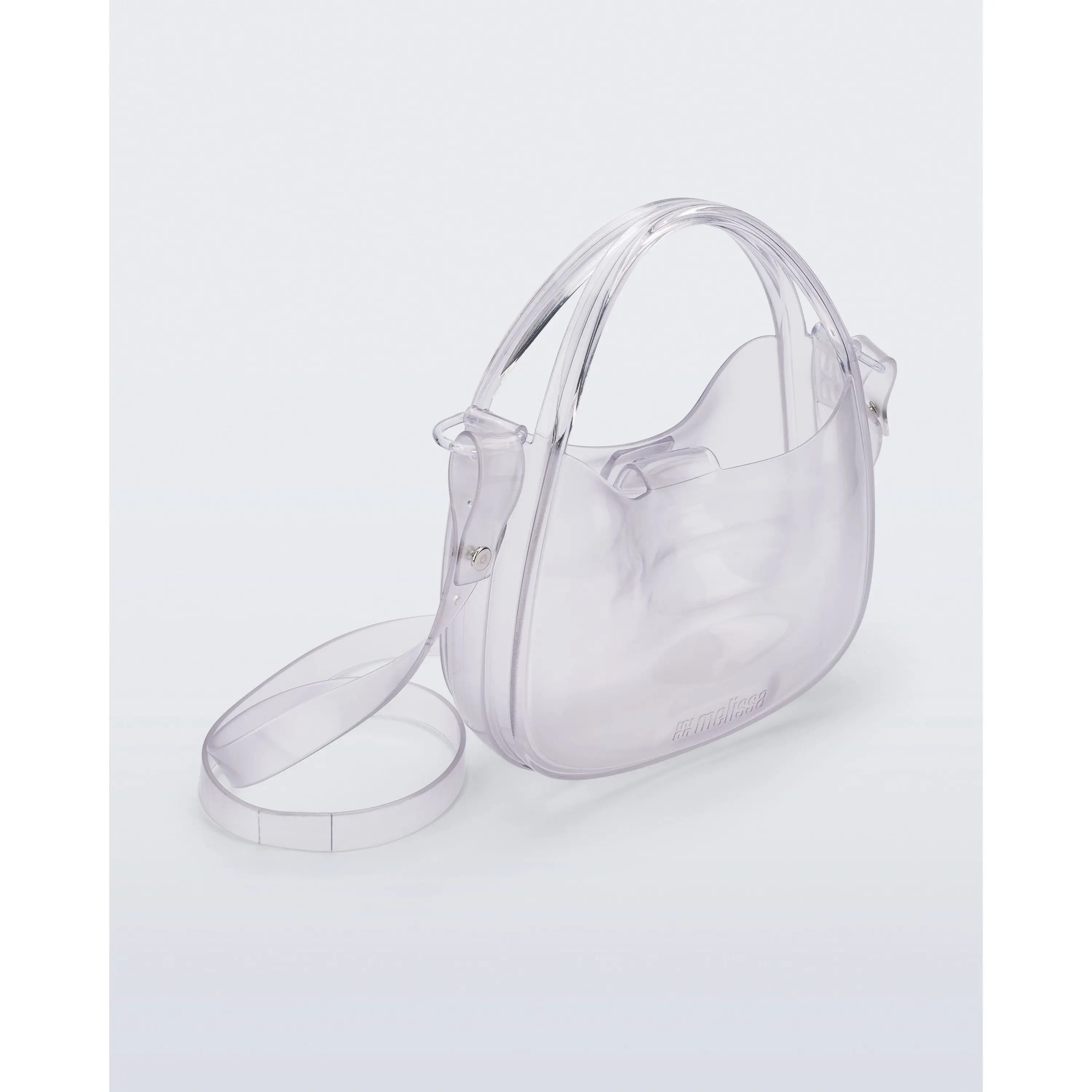 Melissa Compact Fashion Crossbody Handbag - Crystal-Clear Jelly Purse with Built-In Mirror, Ideal for Women's Casual Wear, Stylish Handbags for Women with Compact Look, Built-In Mirror Women's Handbags