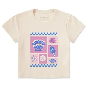 Women's Seashell Medley Crusher-LITE Shrunken Tee