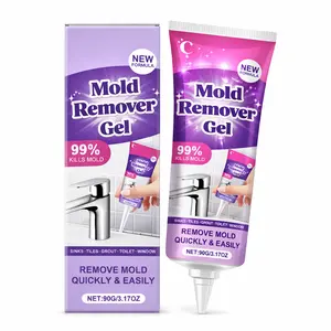 （Buy one, get one free）Mold Stain Remover Gel, Heavy Duty Washing Machine Cleaner, Multifunctional Stain Remover, Use on Home Sink,Toilet, Washing Machine, Seal Bathroom, Tile Grout Stains