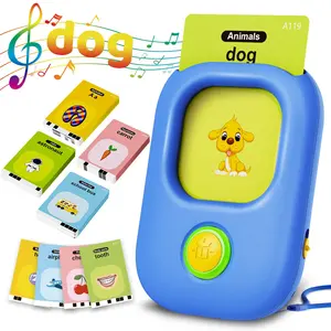 Talking Flash Cards for Toddlers 1 2 3 4 5, Speech Therapy Toys Autism Toys, ABC 123 Sight Words Etc - 112 Cards-224 Sides, Educational Learning Interactive Toys with Giftable Package