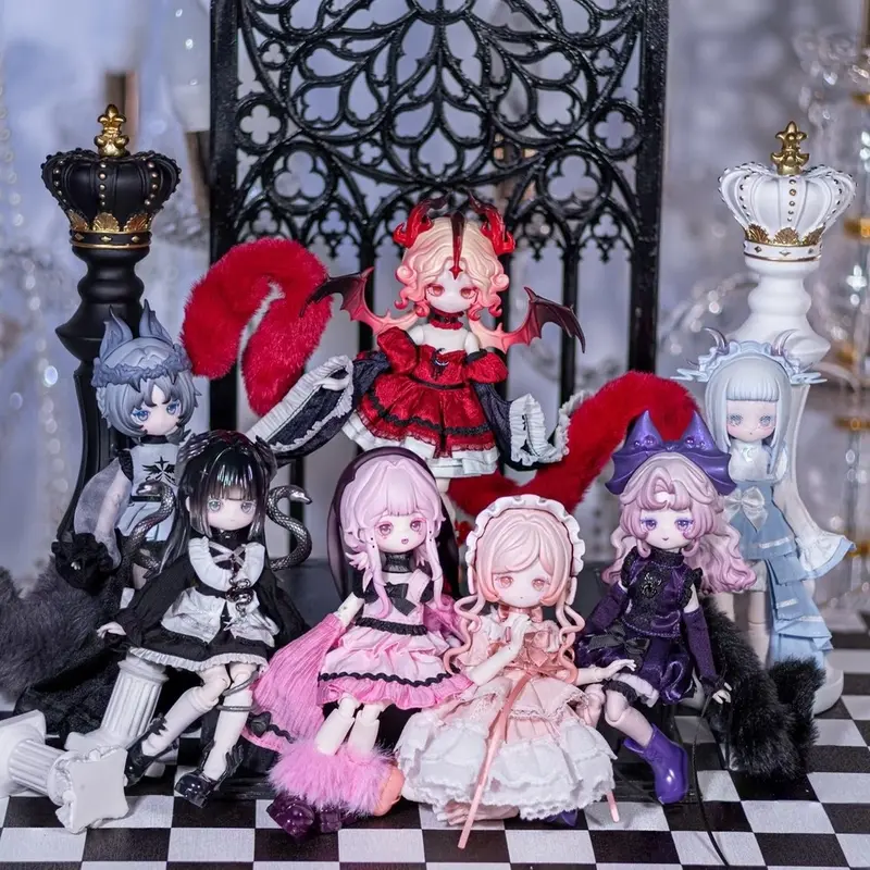 Lulu Elf Awakening Nature Series 2nd BJD Blind Box 1/72 Rare Pull Blind Pack, Surprise Pack Collectible with Full Pose Feature, 7 Distinct Characters to Collect, Single Hidden Elf Doll (1 pc) for Hobbyists