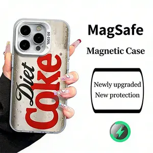 Shockproof Magnetic iPhone Case iphone 16 plus for girls Diet Coke Can Tough Phone Case - Diet Coke Cover MagSafe/Tough Case for iPhone 17 16 Pro Max 15 14 Plus 13 12 11& Samsung Galaxy S26 S25 S24 S23 S22 Ultra Fe.Stylish design, protective case