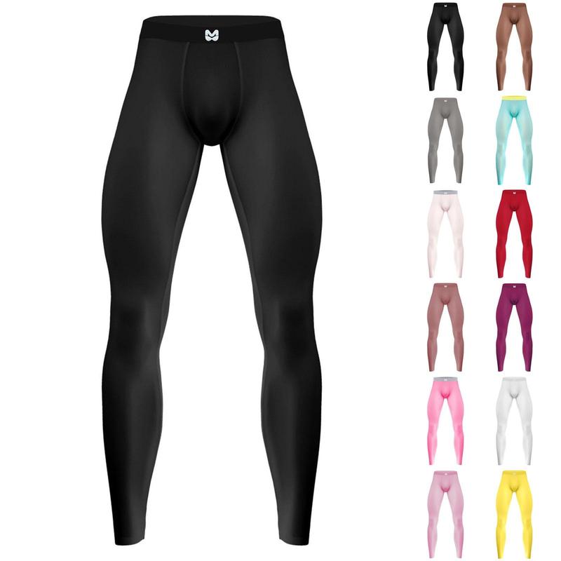 Ice Silk Yoga Pants Thin Mens Cooling Breathable Sports Tight Pants Basketball Training Athleisure Pants Outfit Men