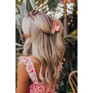 Beach Tripping Hair Claw Clip In Pink