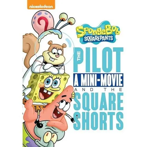 SpongeBob SquarePants Animation DVD - Pilot Mini-Movie, Full Frame, English Language, Paramount, Sensormatic Video Disc