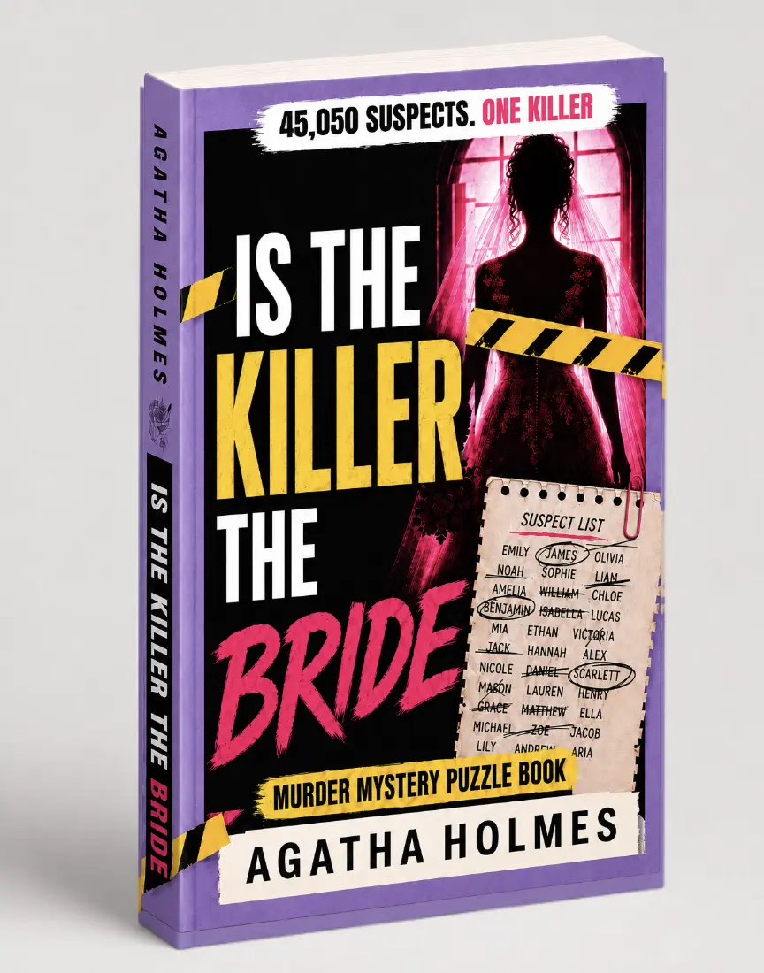 Is the Killer the Bride - Murder Mystery Puzzle Book by Agatha Holmes Is the Killer the Bride - Murder Mystery Puzzle Book by Agatha Holmes