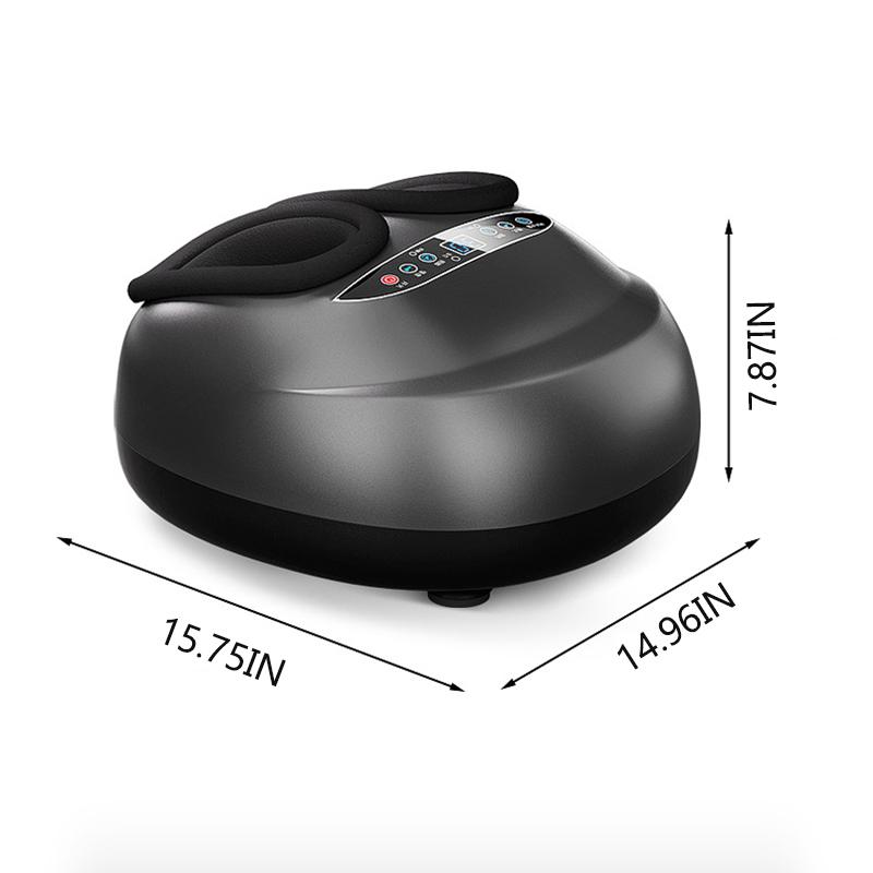 Foot Massager with Heat, Remote Control, Heated Foot Massager Machine with Deep Kneading, Rolling, Compression, Vibration
