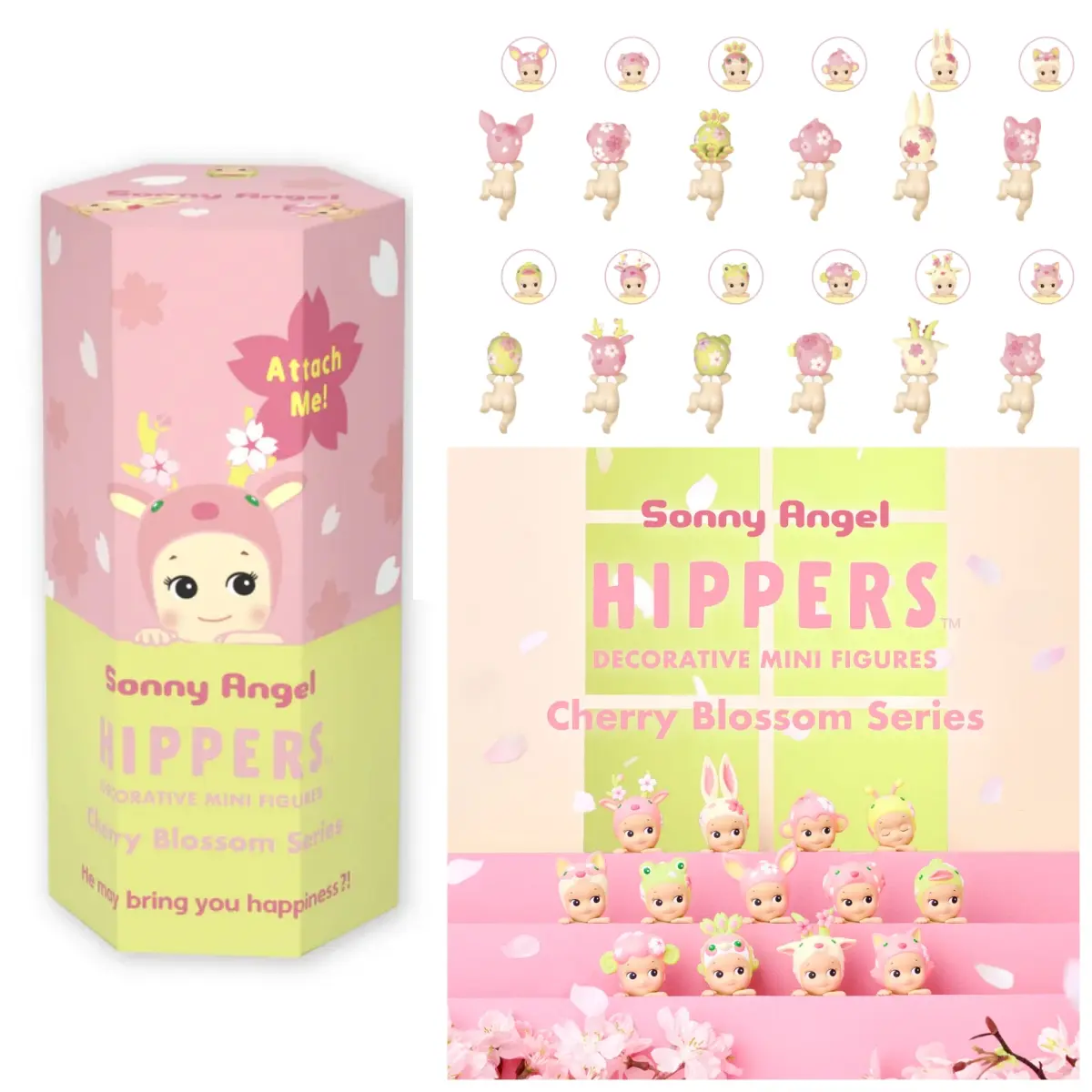 Sonny Angel Hippers Cherry Blossom Series Sealed Blind Box Cute Collectible Gift