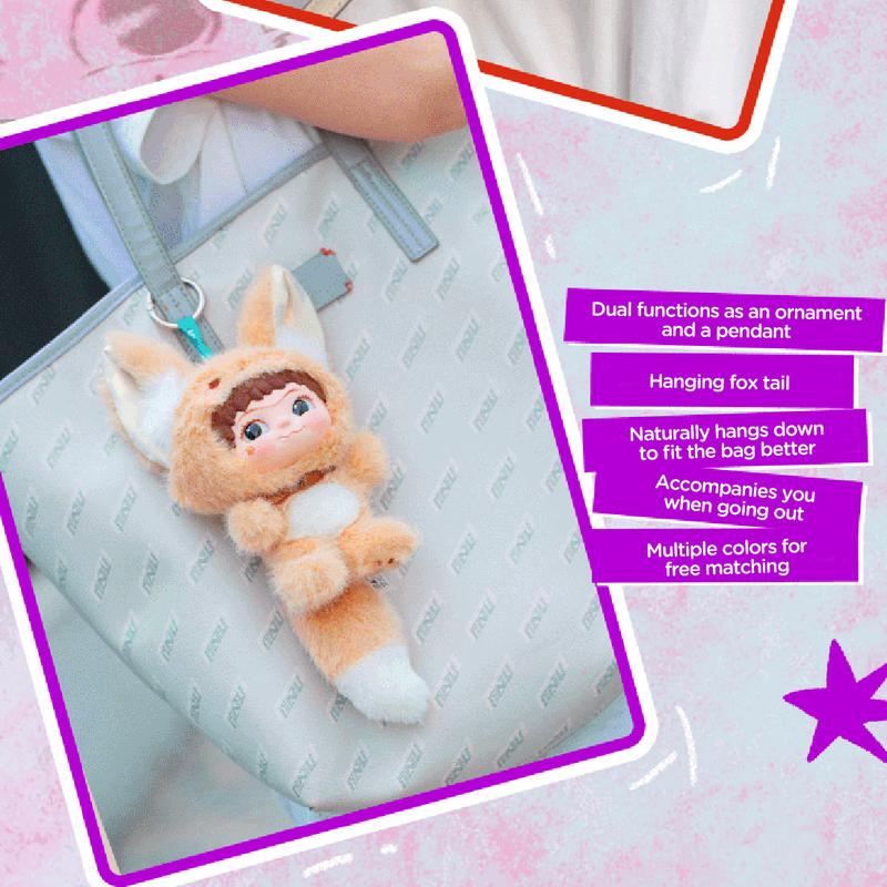 WAKUKU Fox & Bunny Trick or Treat Series Blind Box Figures Halloween Holiday Gift for Kids Friends for Her Cute Animal Collectibles Toy Gift Adorable Anime Costume Vinyl Figures Decor Holiday Halloween Christmas Gift for Her Him Kids and Adults