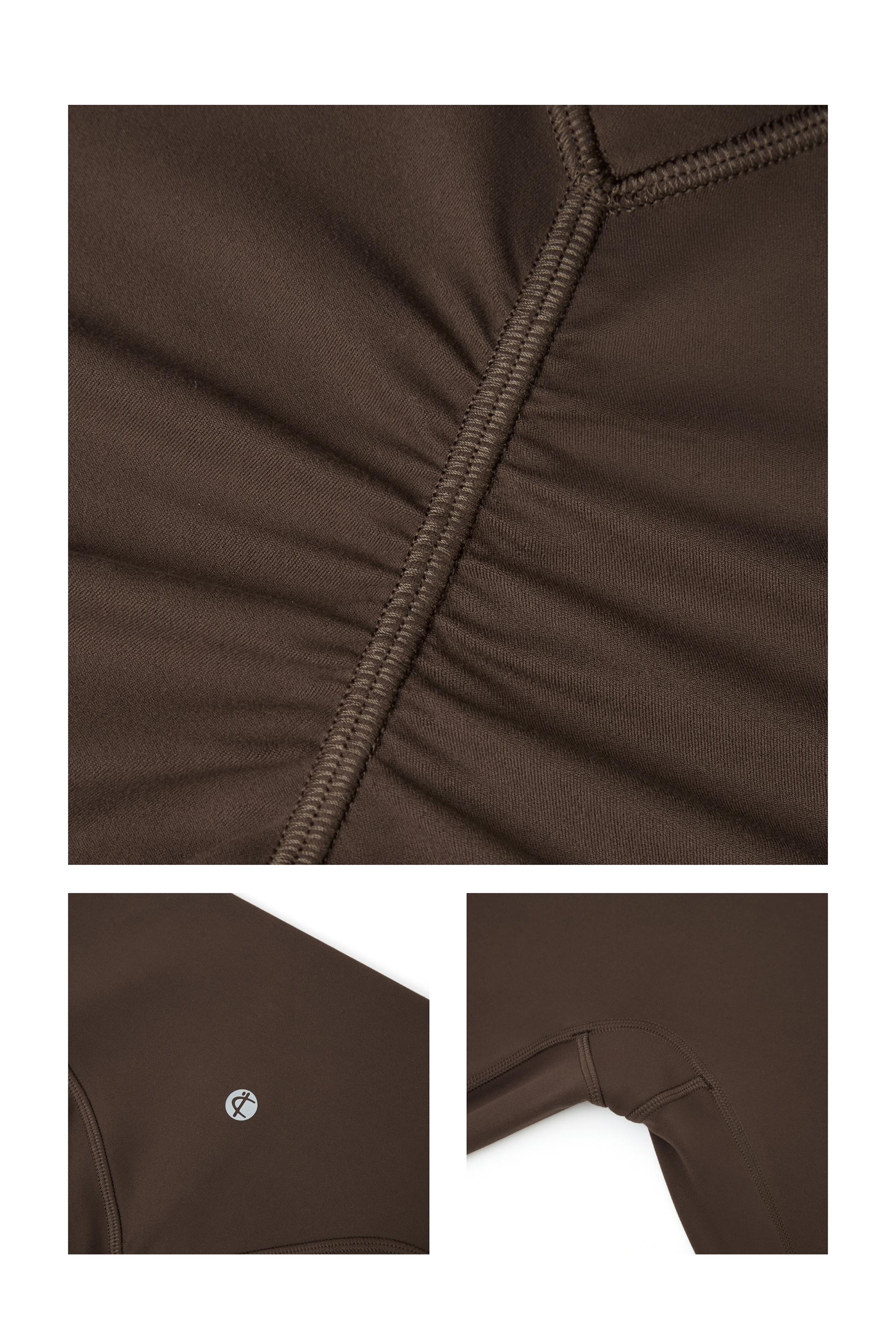 Colorfulkoala Sculptiva Hidden Scrunch Leggings for Women, No Front Seam Butt-Lifting Yoga Pants with Tummy Control