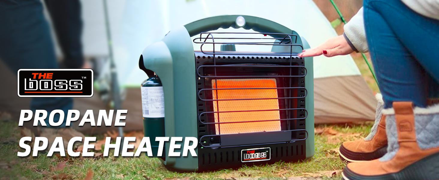 THE BOSS Propane Heater, Outdoor Portable Heater, Camping Propane Heater, Outdoor Patio Heaters Heating System Christmas Gift