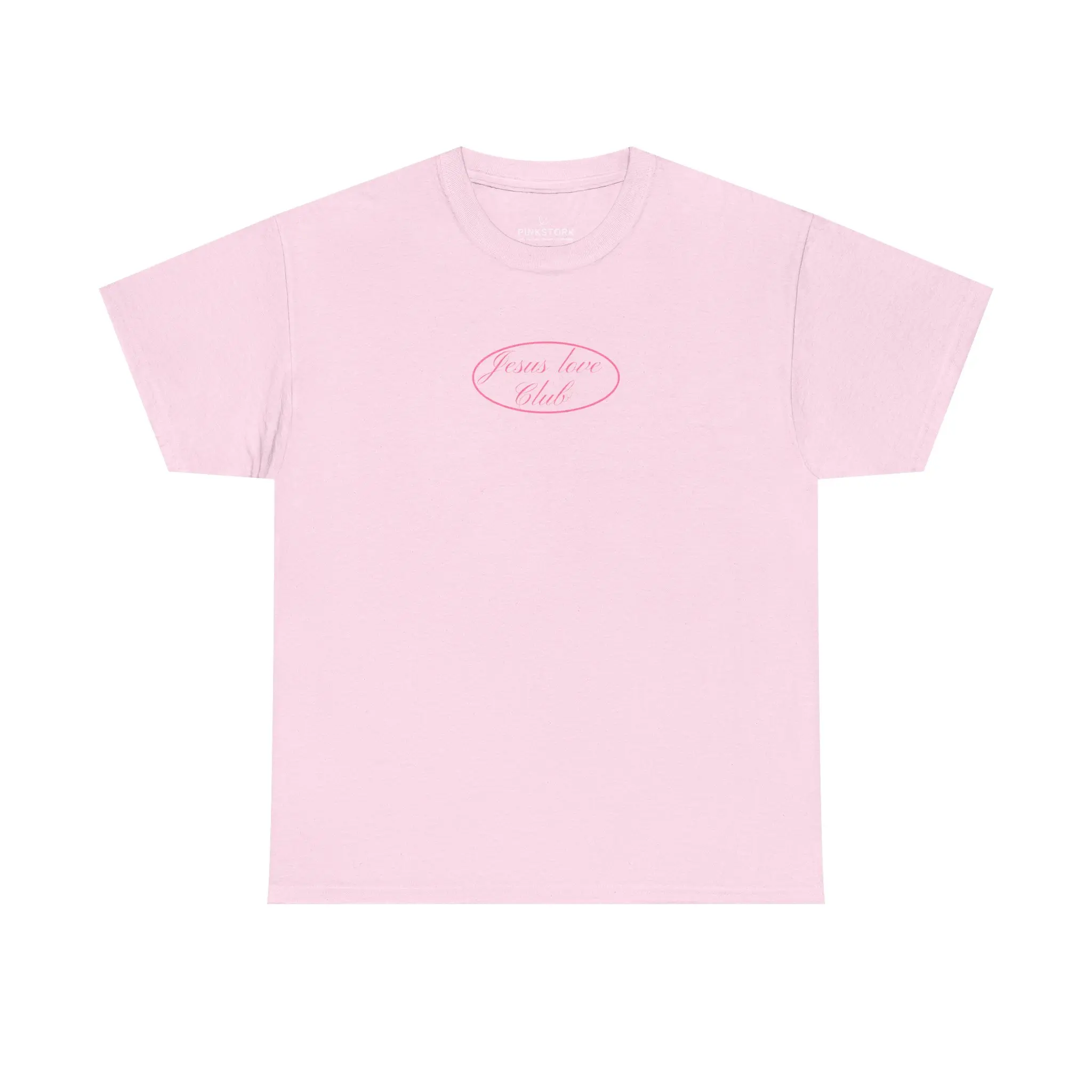 pink hand-drawn heart script tee | white t-shirt