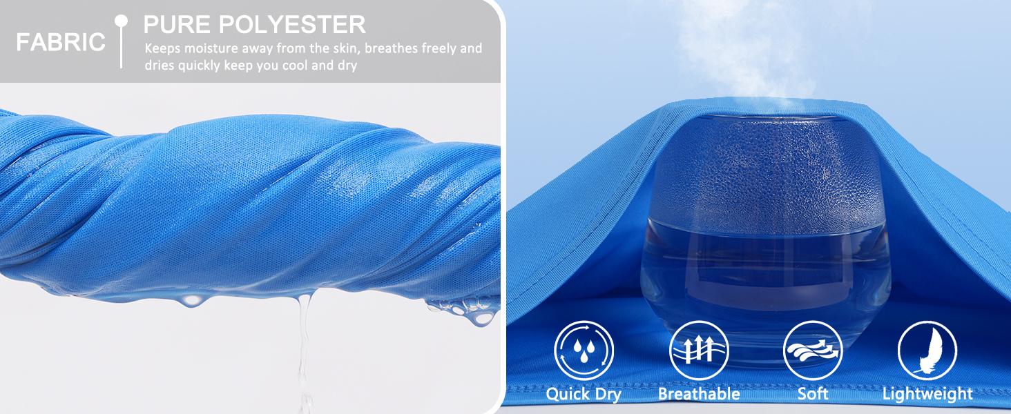 MAGCOMSEN Men's Hooded UPF 50+ Long Sleeve Shirts Quick Dry Athletic Fishing Shirts Rash Guards Outdoorfun