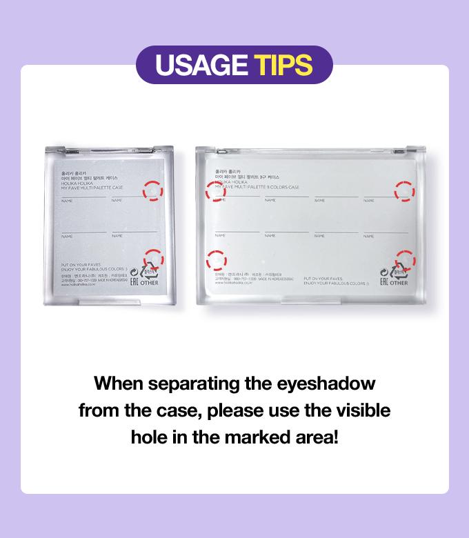 [Holika Holika] My Fave Multi Palette Case (4-Pan/8-Pan) — Make Your Own Palette Filled With Your Tastes