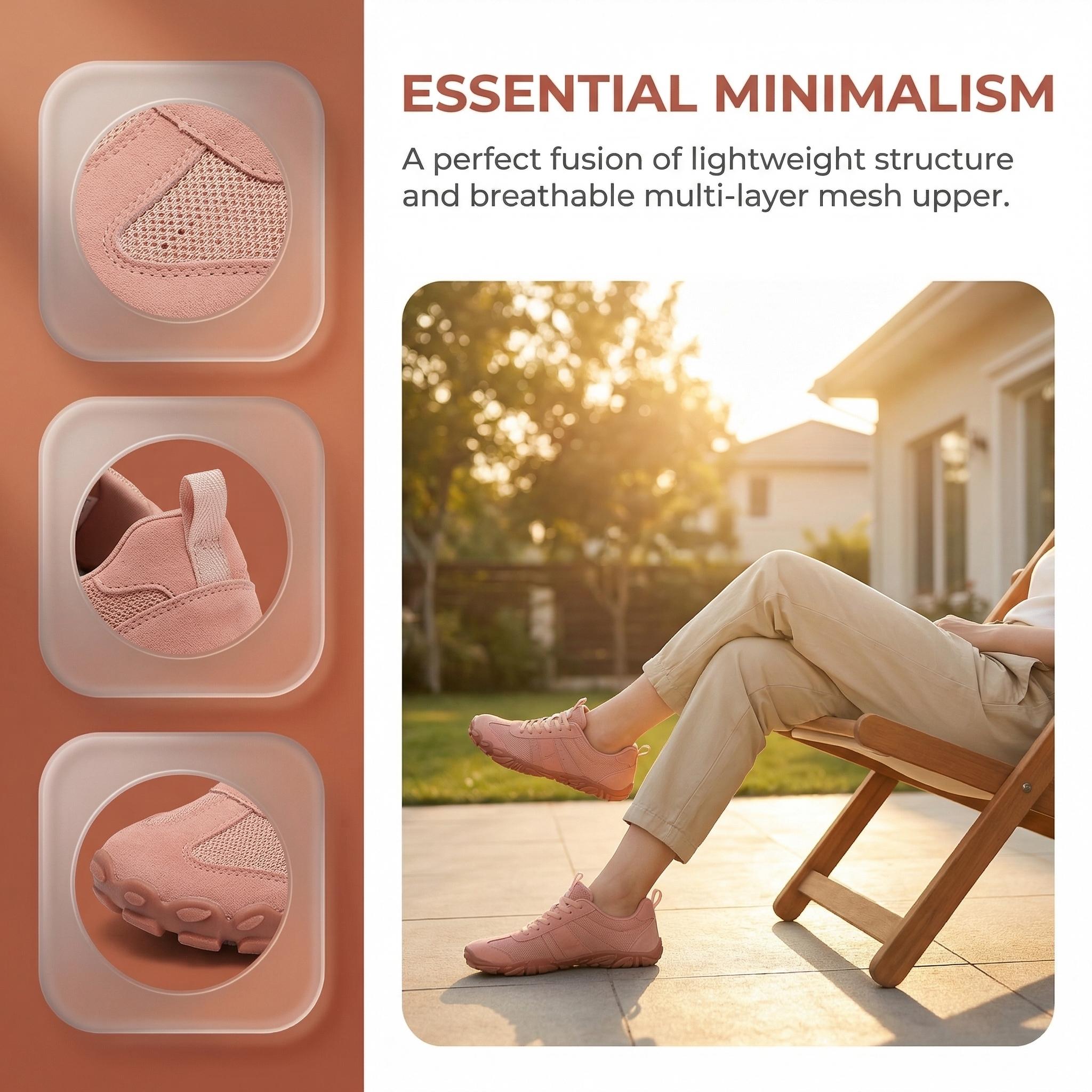 UBFEN Barefoot Shoes | Wide Toe Box Zero Drop Lightweight Sneakers