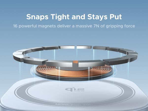 UGREEN 25W Qi2 Certified 3-in-1 Magflow Wireless Charging Stand, Magsafe Fast Wireless Charger for iPhone 17/16/15/14/13/12, AirPods and Apple Watch, Desk Stand with Adjustable Angle,（No battery）TikTokShopBlackFriday ,TikTokShopJumpstartSale