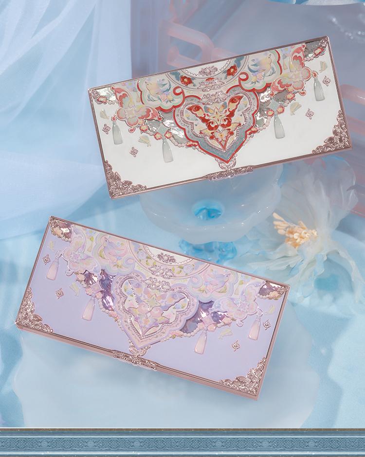 Flower Knows Butterfly Cloud Collar Collection Embossed Six-Color Makeup Palette