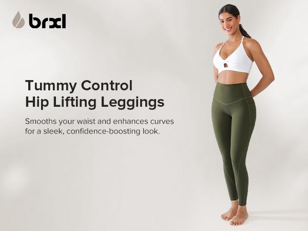 BRXL Scrunch Butt Leggings for Women Amplify Contour Legging Seamless Yoga Pants Workout Gym Booty Lifting Tights-1
