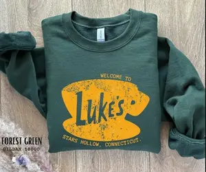Retro Luke's Diner Sweatshirt, Stars Hollow Shirt, Gilmore Girls Sweater, Gilmore Girls Collection, Luke's
