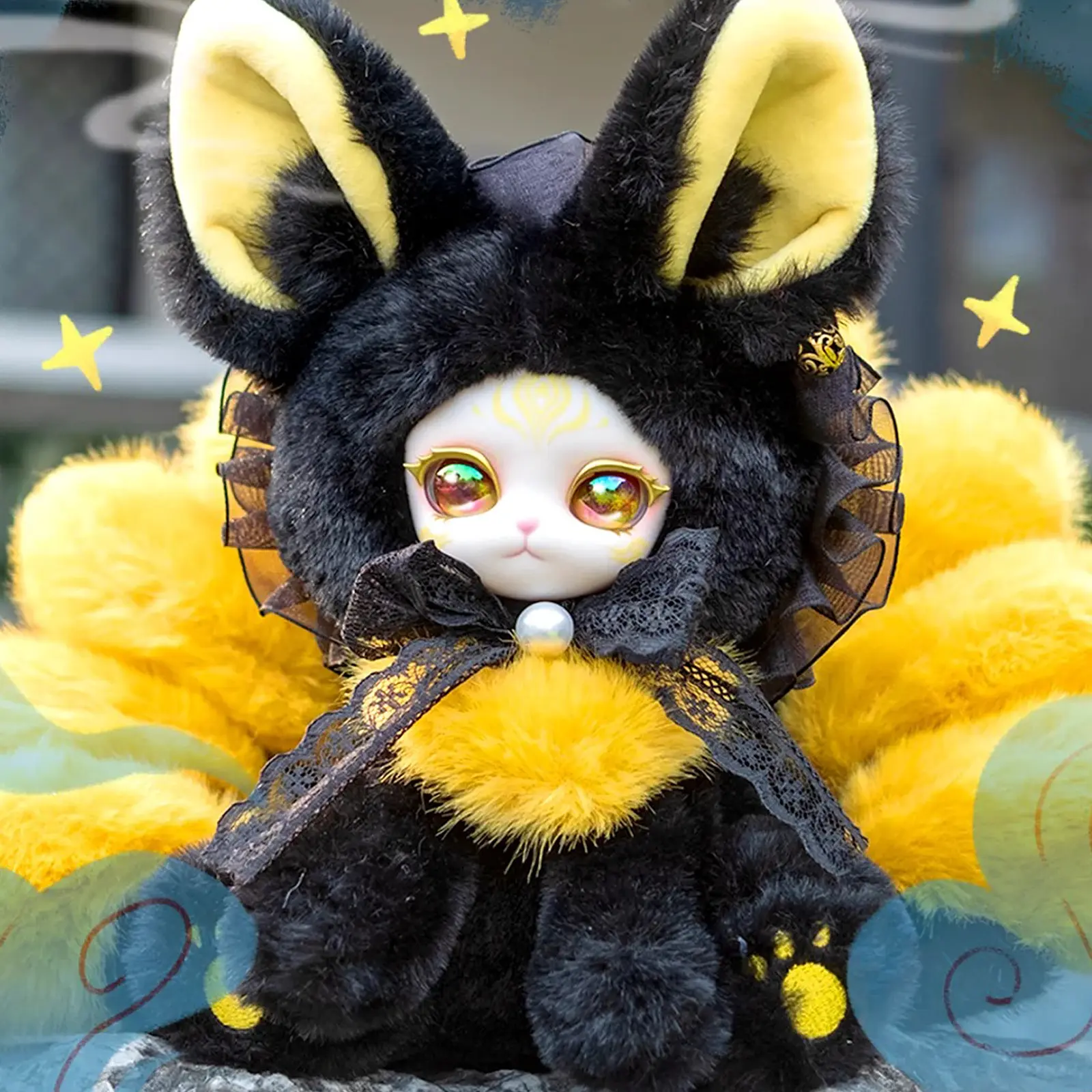 Auspicious Nine Tails Records Series Plush Blind Box - TikTok Shop